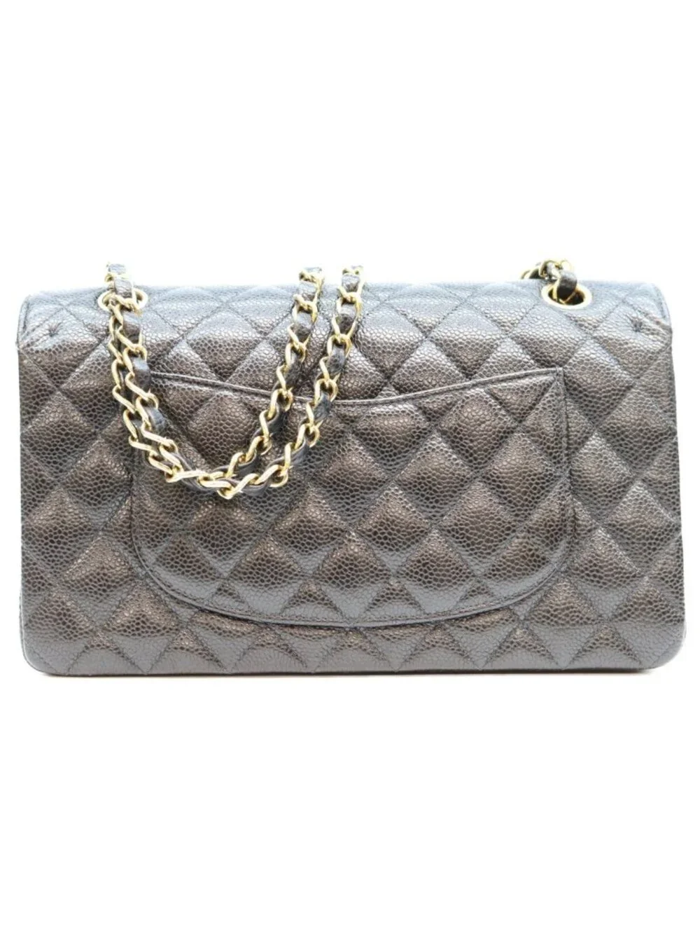 Chanel Black Inner Caviar Quilted 25 Shoulder Bag